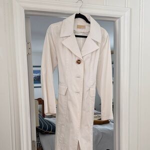 Michael Kors Ivory Trench Coat
